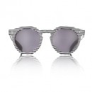 Illesteva Striped Leonard II Sunglasses