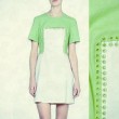philip lim Safety pin-detailed linen-blend mini dress