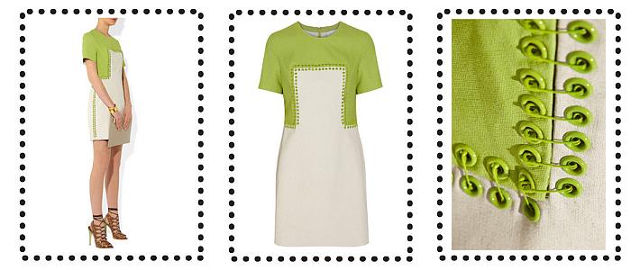 philip lim Safety pin-detailed linen-blend mini dress