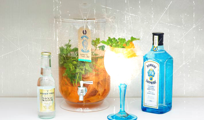 Ultimate G&T carrot and coriander